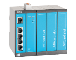 MRX5 LAN Modular Lan-to-Lan Industrial Router with Dual LTE engines and 10/100Mbit Ethernet Switch with 4 additional ports