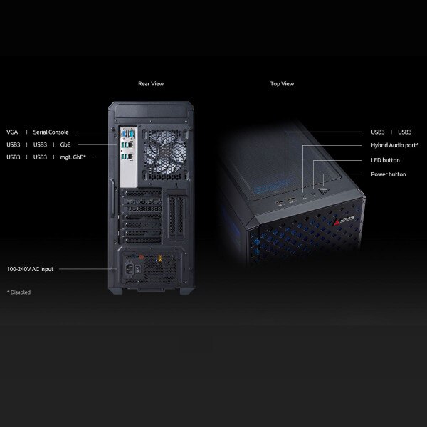 ADLINK DevPltfm Rear/Top Views
