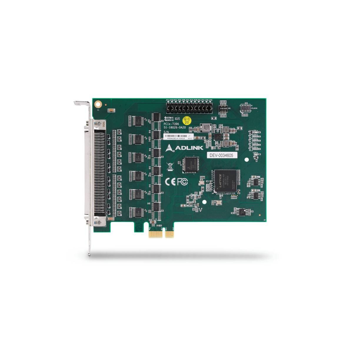 ADLINK PCIe-7396 96-CH DIO Card frt