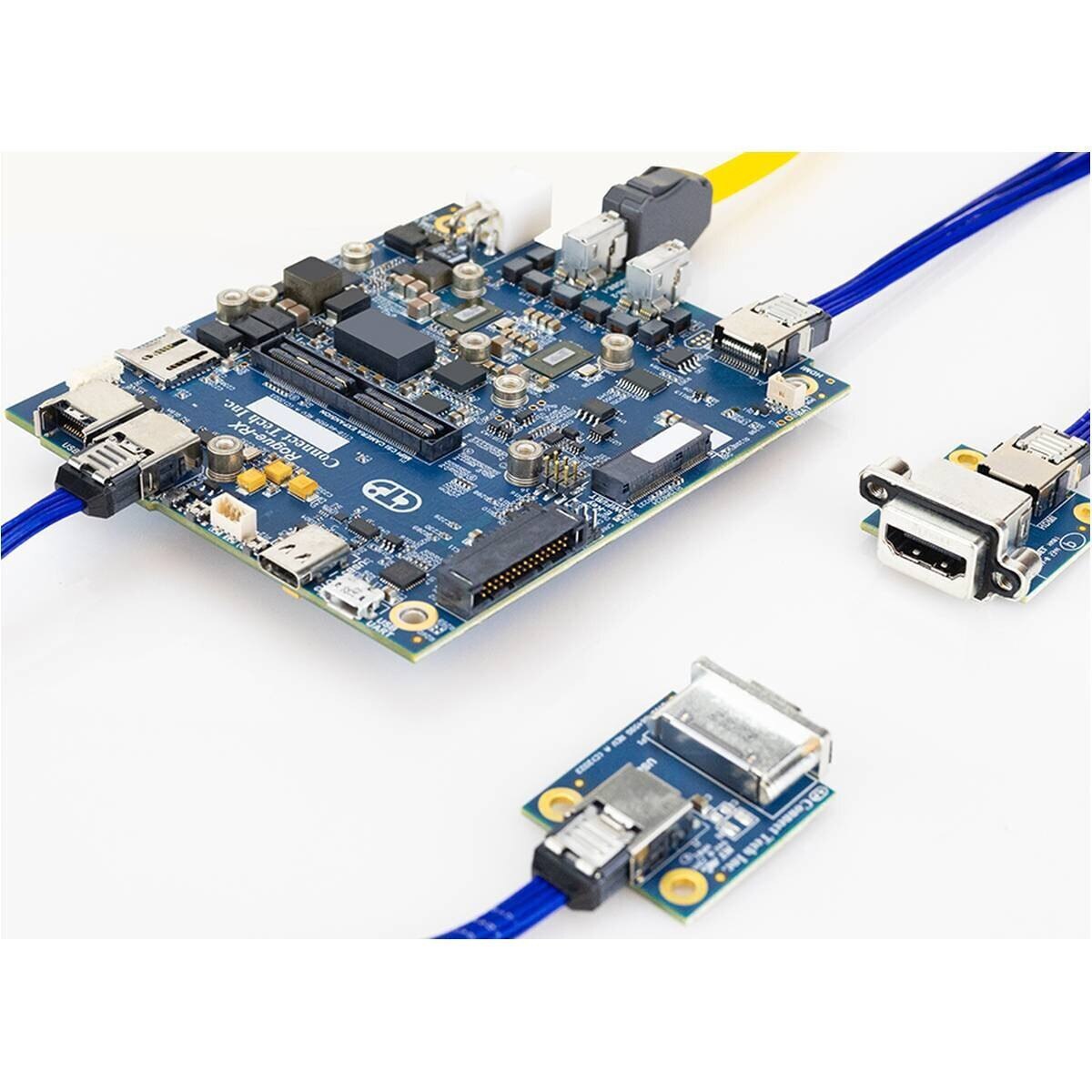 Connect Tech Rogue-RX with cables