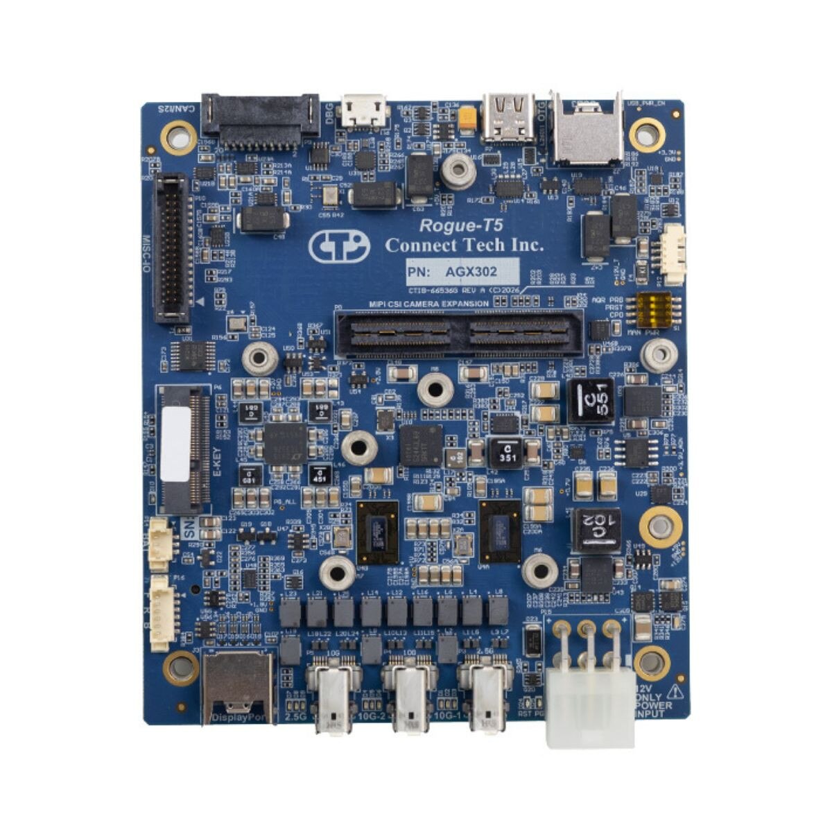 Connect Tech Rogue-T5 AGX302 front