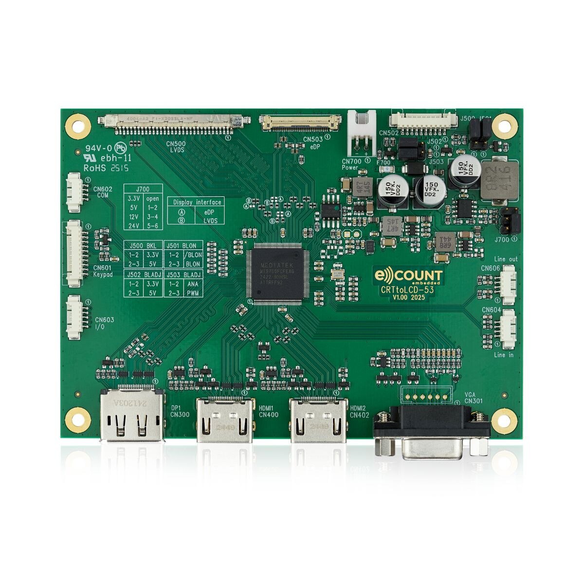 eCOUNT CRTtoLCD-53 LCD Controller 2
