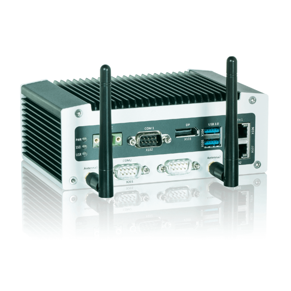 Kontron KBox A-203-sXAL4 E3950 fron