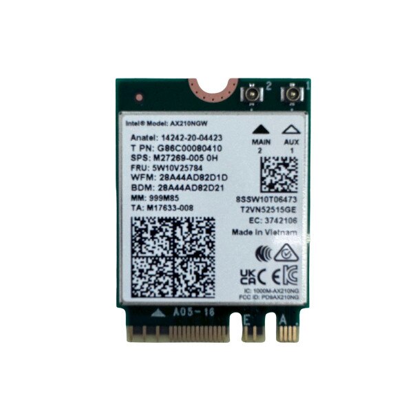 Millitronic M.2 WiFi/BT