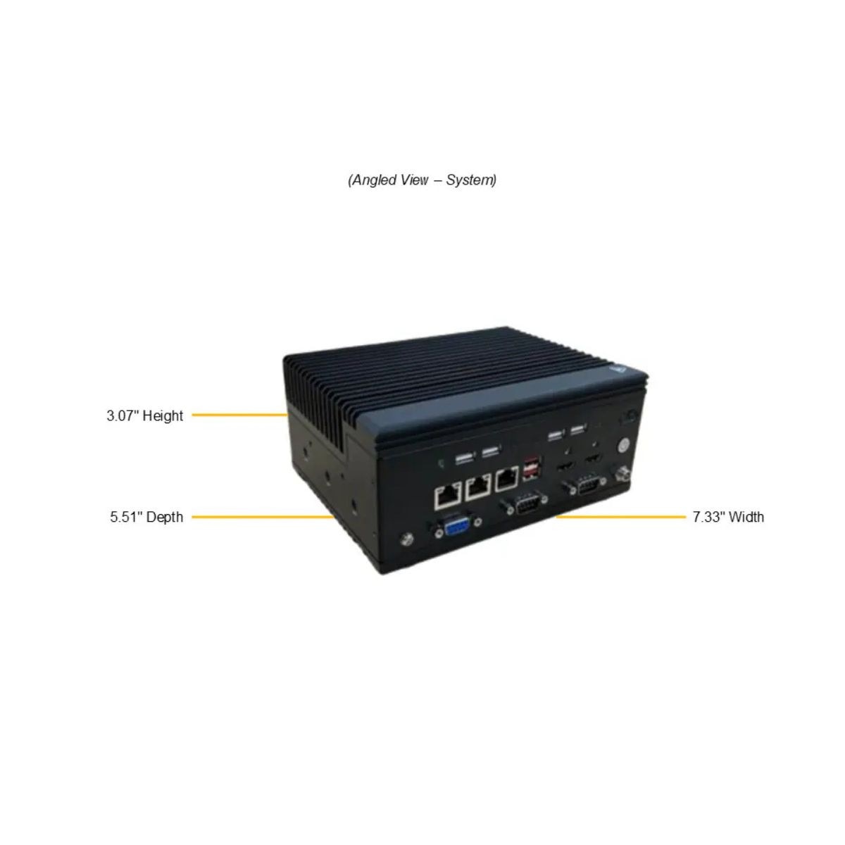 Supermicro SYS-E103-14P-H angle