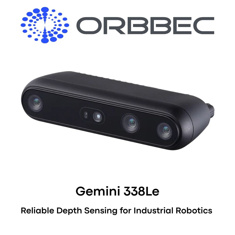 Orbbec Gemini 338Le Reliable Depth Sensing for Industrial Robotics